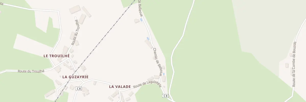Plan du 5276 Miramont à Loubressac