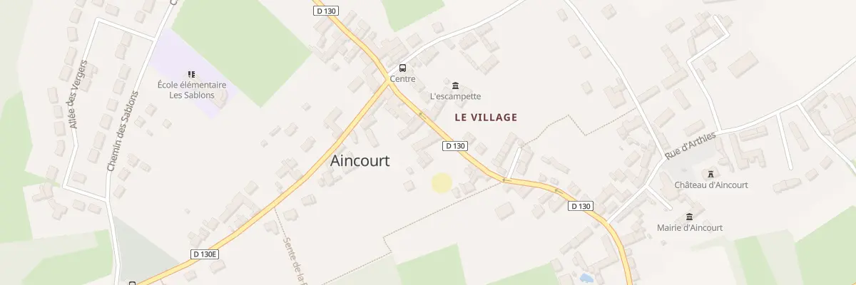 Plan du 13 Rue de la Bucaille à Aincourt