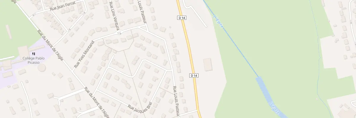 Plan du 26 Rue Louis Pasteur à Amécourt
