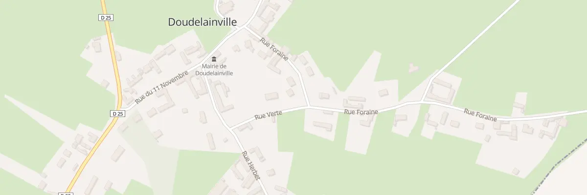 Plan du 4 Rue Foraine à Doudelainville