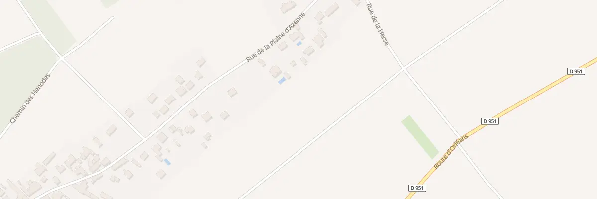 Plan du 243 Rue de la Plaine d’Azenne à Cléry-Saint-André