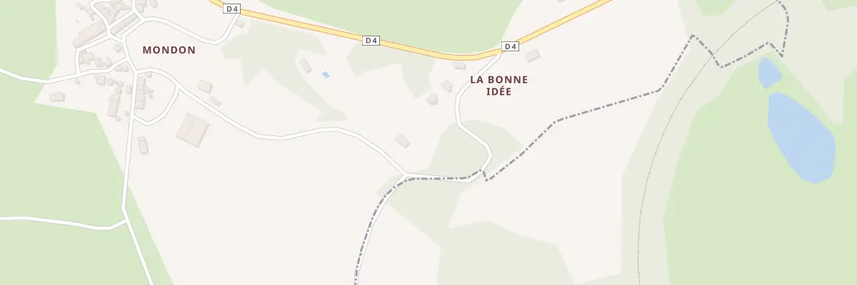 Plan du 4 La Bonne Idee à Saint-Vaury