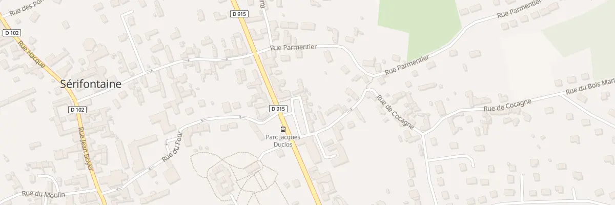 Plan du 27 Rue Pierre Eugène Boyer à Sérifontaine