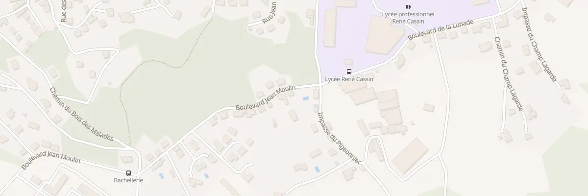 Plan du 3 Bd Jean Moulin à Tulle