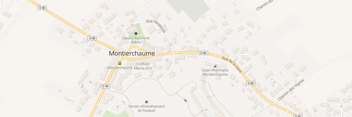 Plan du 5 Rue de la Gare à Montierchaume