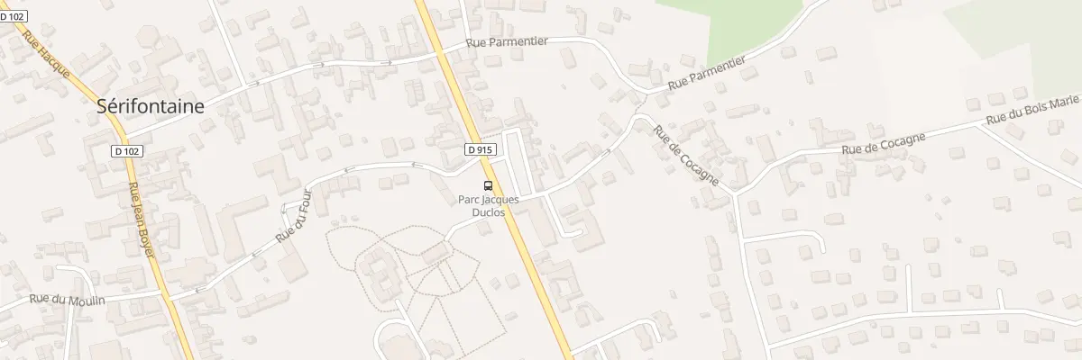 Plan du 33 Rue Pierre Eugène Boyer à Sérifontaine