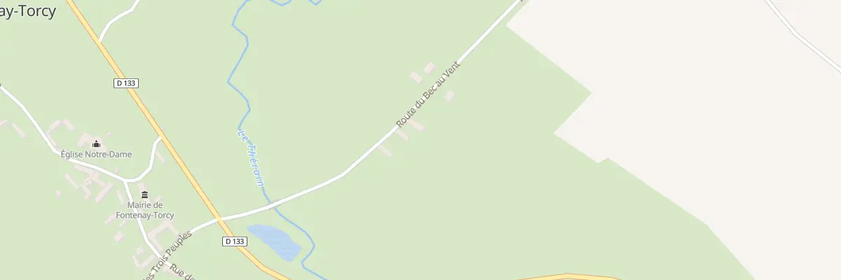 Plan du 3 Rte du Bec au Vent à Fontenay-Torcy