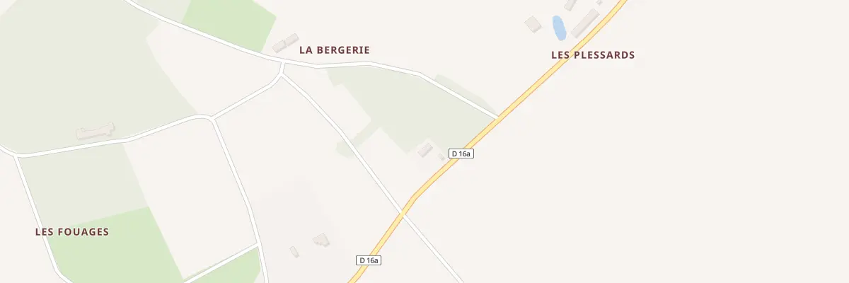 Plan du 2 Les Fouages à Orville