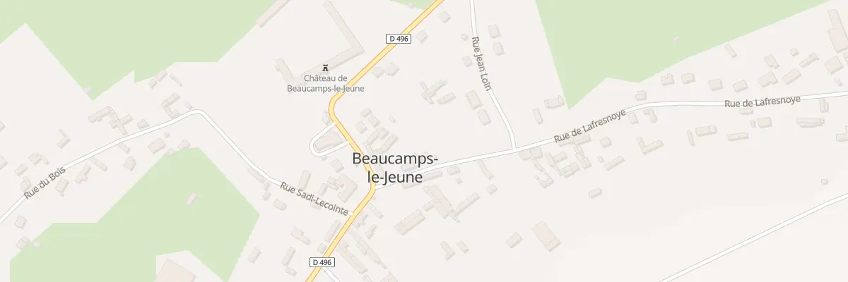Plan du 4 Rue de Lafresnoye à Beaucamps-le-Jeune
