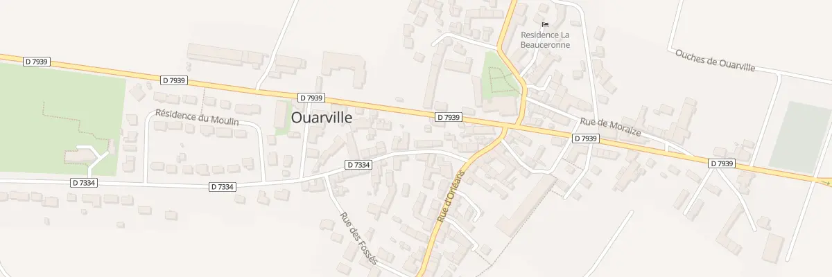 Plan du 12 Rue de Chartres à Ouarville