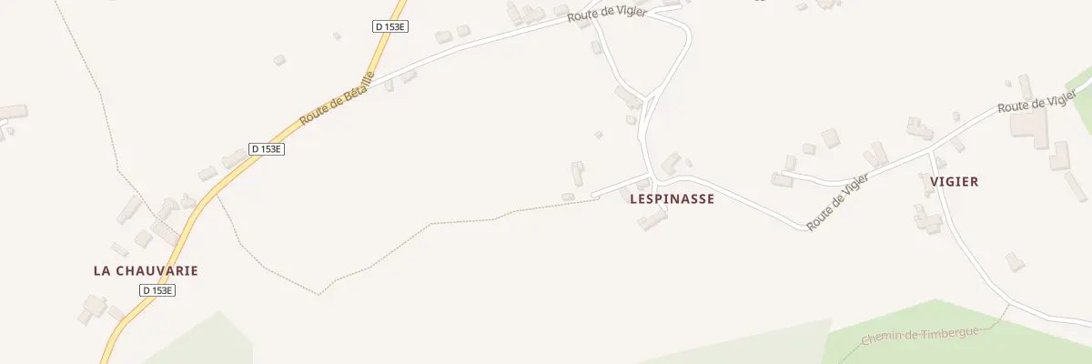 Plan du 5064 Lespinasse à Bilhac