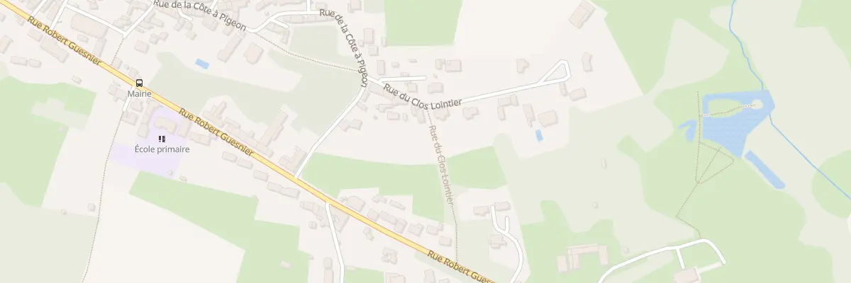 Plan du 10 Rue du Clos Lointier à Saint-Gervais