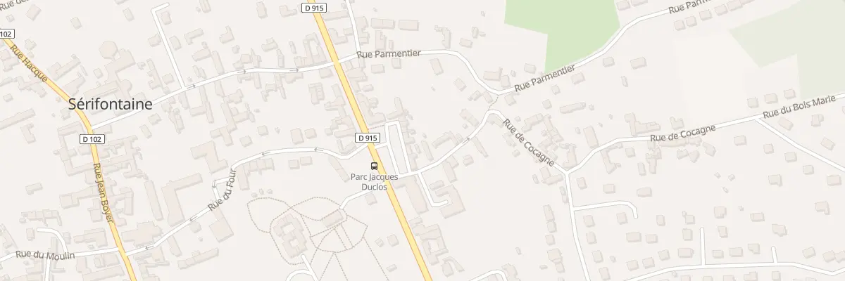 Plan du 3 Rue de Cocagne à Sérifontaine