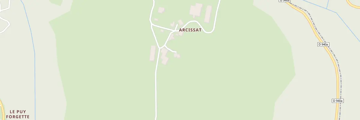 Plan du 5136 Arcissat à Bosmoreau-les-Mines