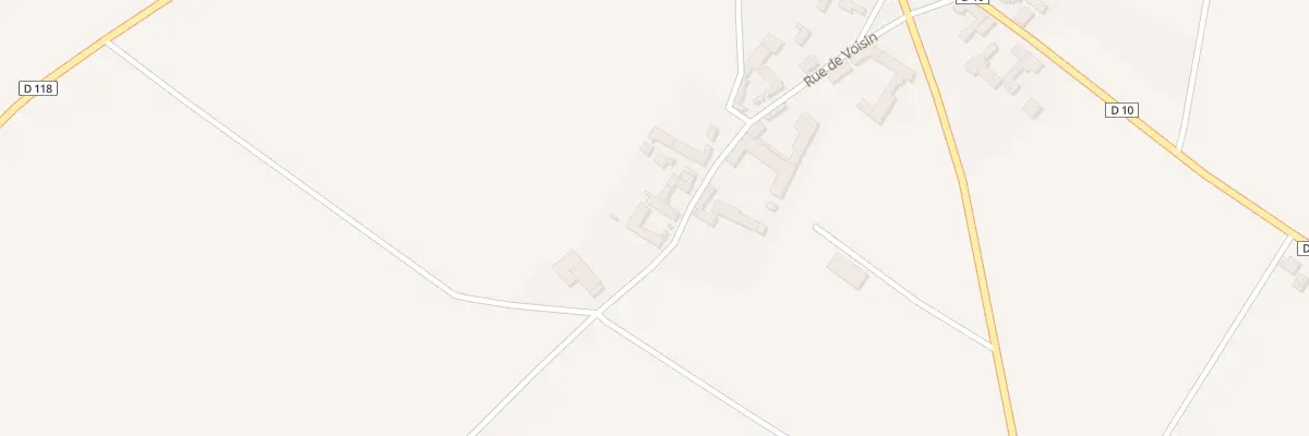 Plan du 16 Rue de Voisin à Tillay-le-Péneux
