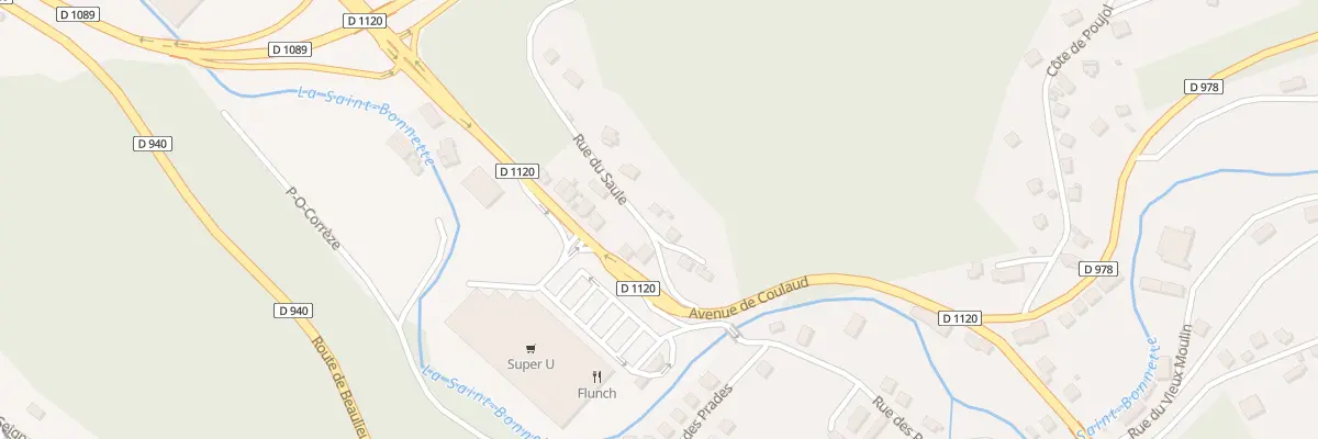 Plan du 8 Rue du Saule à Laguenne-sur-Avalouze