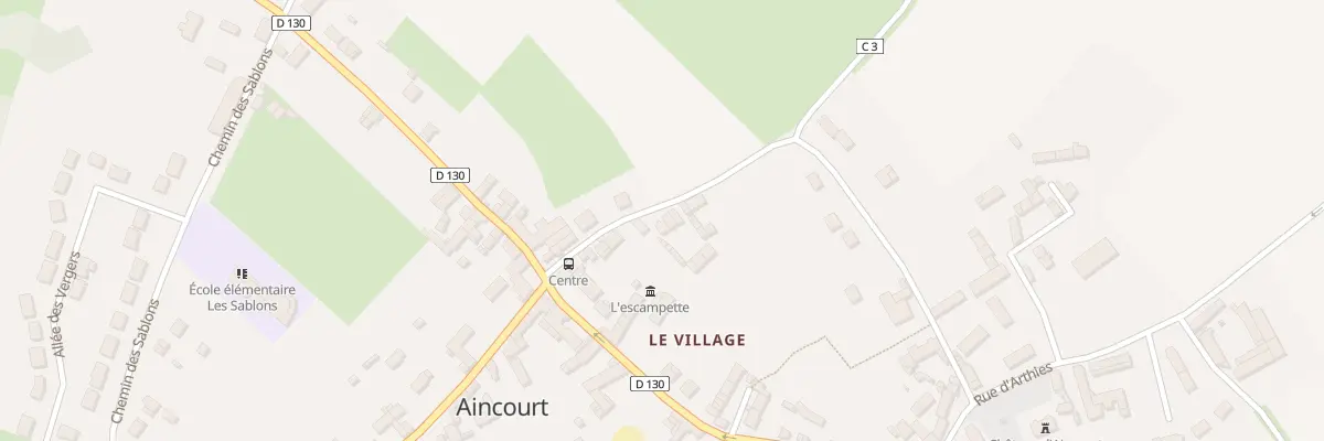 Plan du 12 Rue Boulangère à Aincourt