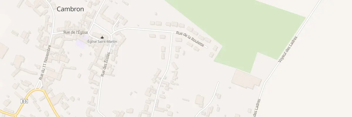 Plan du 18 Rue des Tulipes à Cambron
