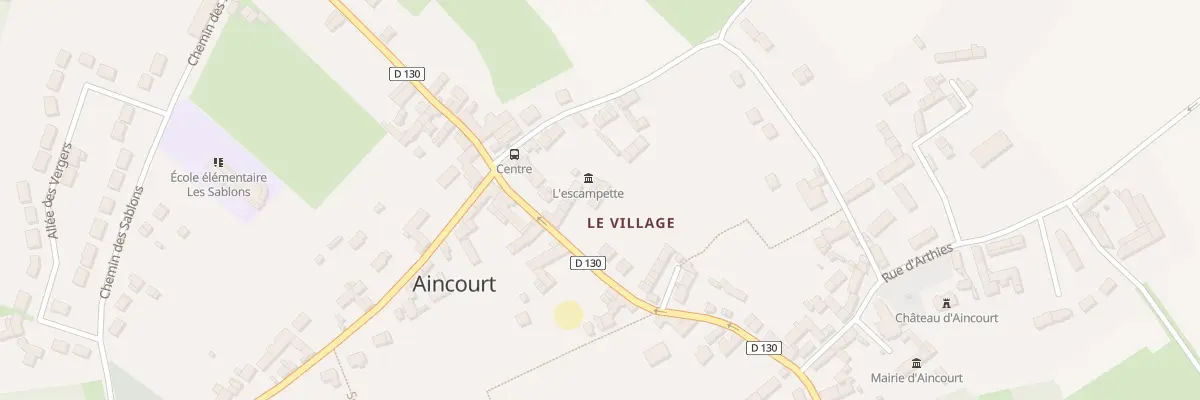 Plan du 22 Rue de la Bucaille à Aincourt