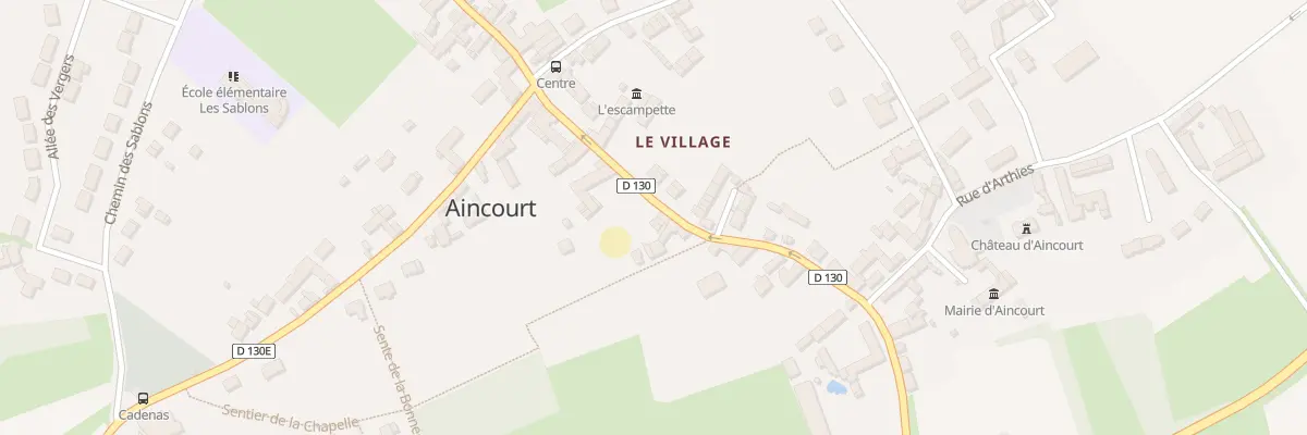 Plan du 9 Rue de la Bucaille à Aincourt