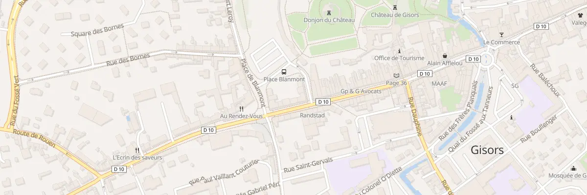 Plan du 80 Rue de Vienne à Gisors