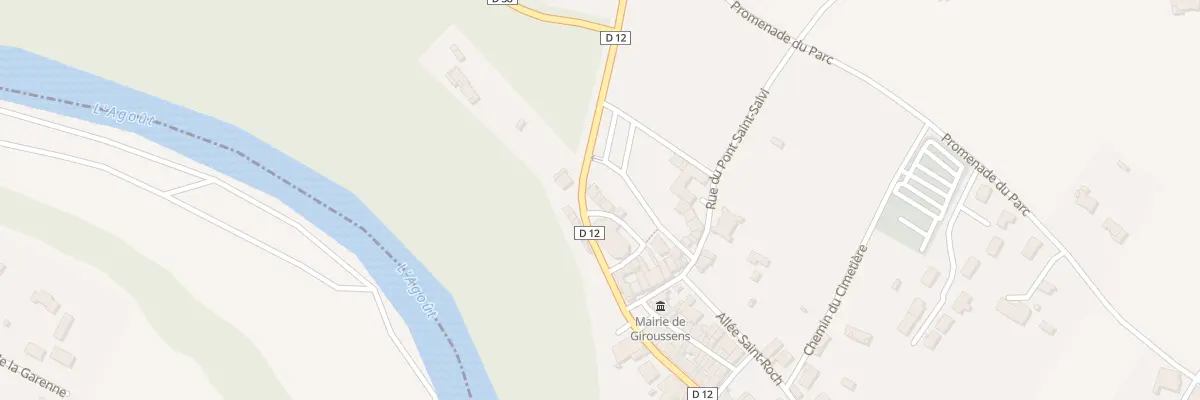 Plan du 5011 Pl Ste Ruffine à Giroussens