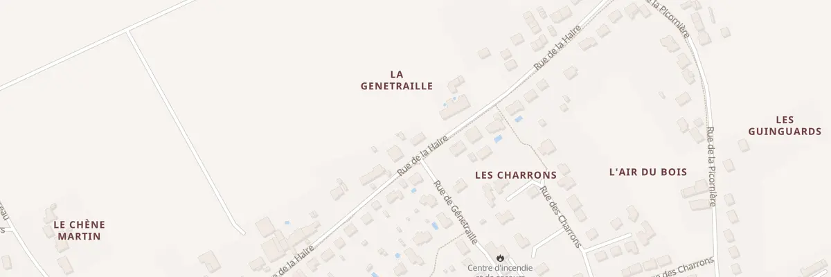 Plan du 45 Rue de la Haire à Chaingy