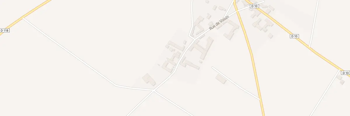 Plan du 14 Rue de Voisin à Tillay-le-Péneux