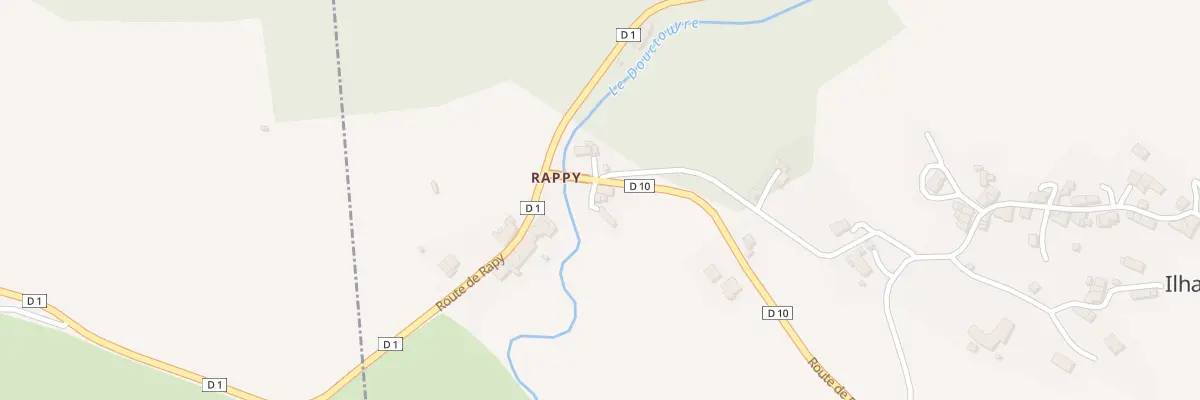 Plan du 28 Rappy à Ilhat