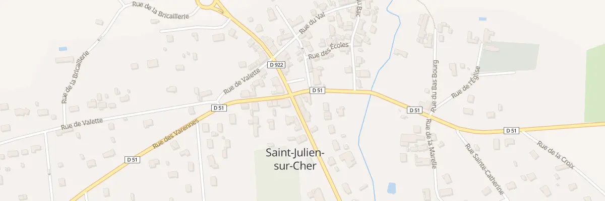 Plan du 15 Rue Nationale à Saint-Julien-sur-Cher