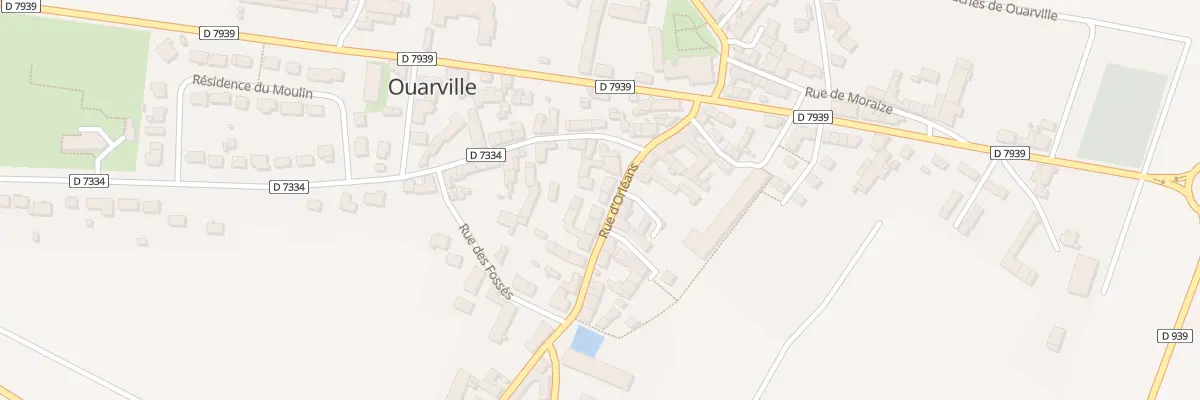 Plan du 8B Rue d’Orléans à Ouarville