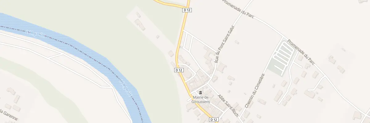 Plan du 3 Pl Sainte Ruffine à Giroussens