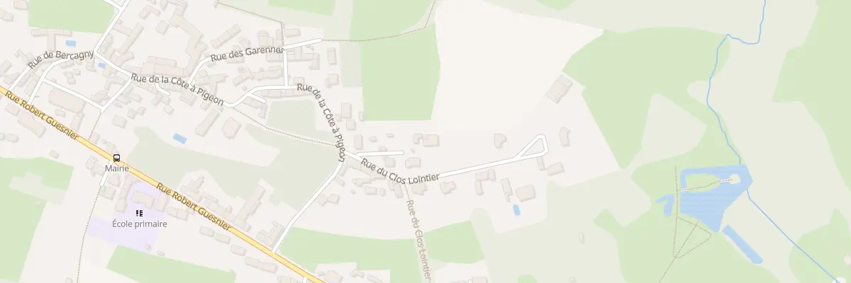 Plan du 3 Rue du Clos Lointier à Saint-Gervais