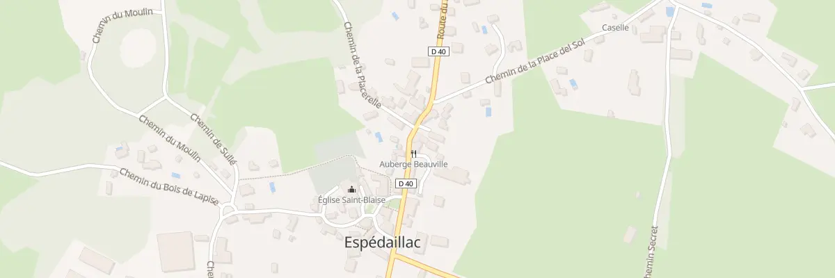 Plan du 5079 Le Bourg à Espédaillac