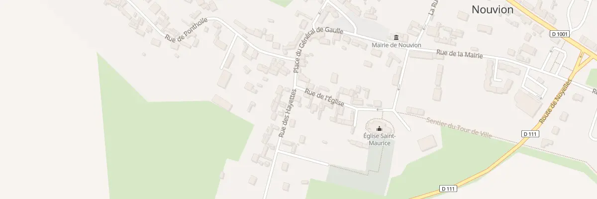 Plan du 15 Rue de l’Eglise à Nouvion