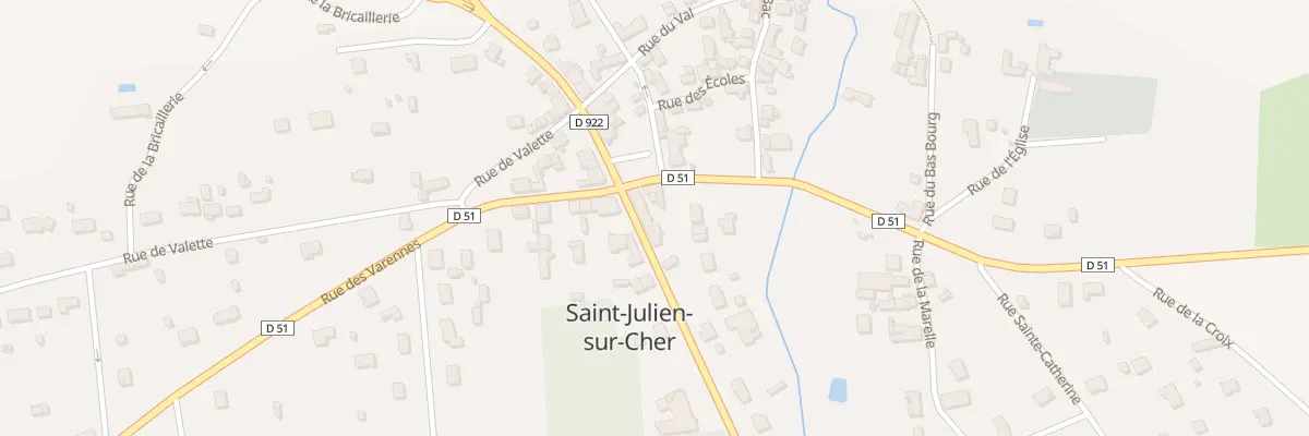 Plan du 17 Rue Nationale à Saint-Julien-sur-Cher