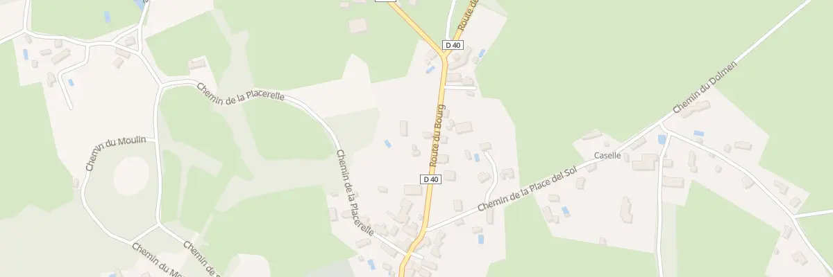 Plan du 437 Rte du Bourg à Espédaillac