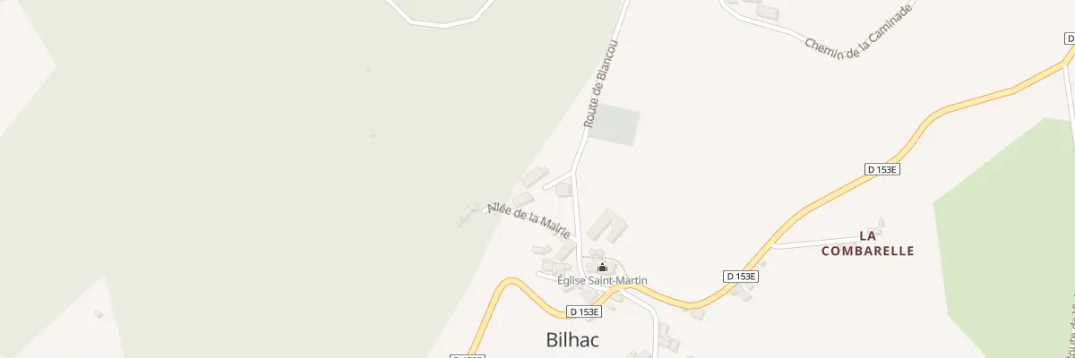 Plan du 18 Imp du Presbytère à Bilhac