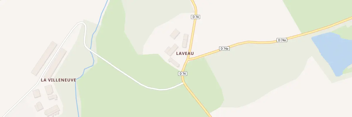 Plan du 1 Laveau à Jeu-les-Bois