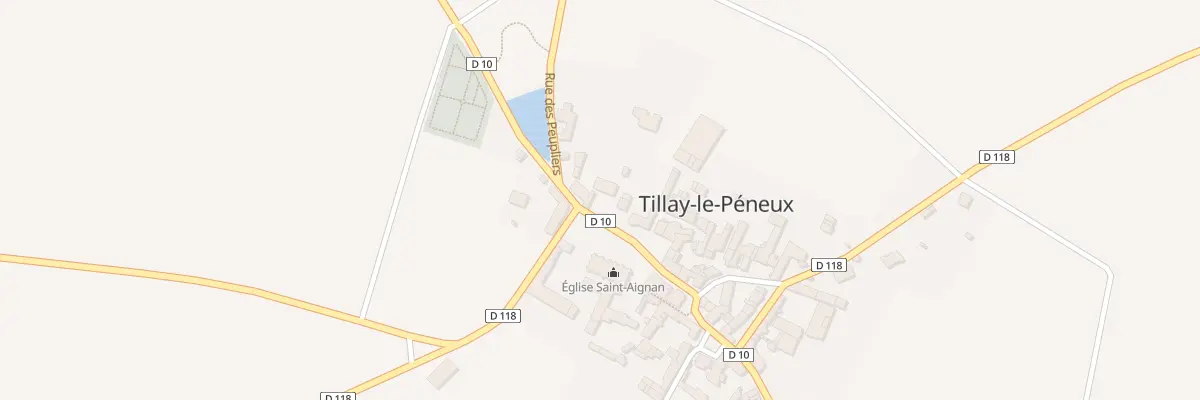 Plan du 3 Rue des Tilleuls à Tillay-le-Péneux