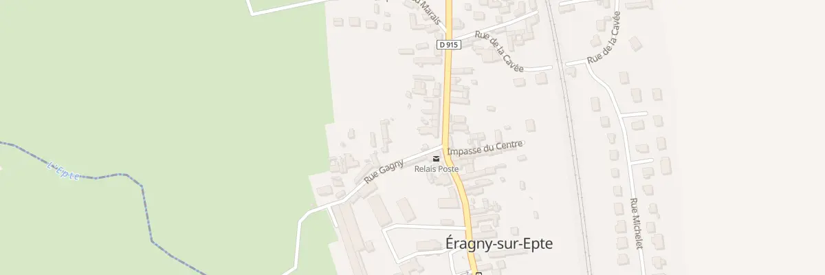 Plan du 1 Rue Gagny à Éragny-sur-Epte