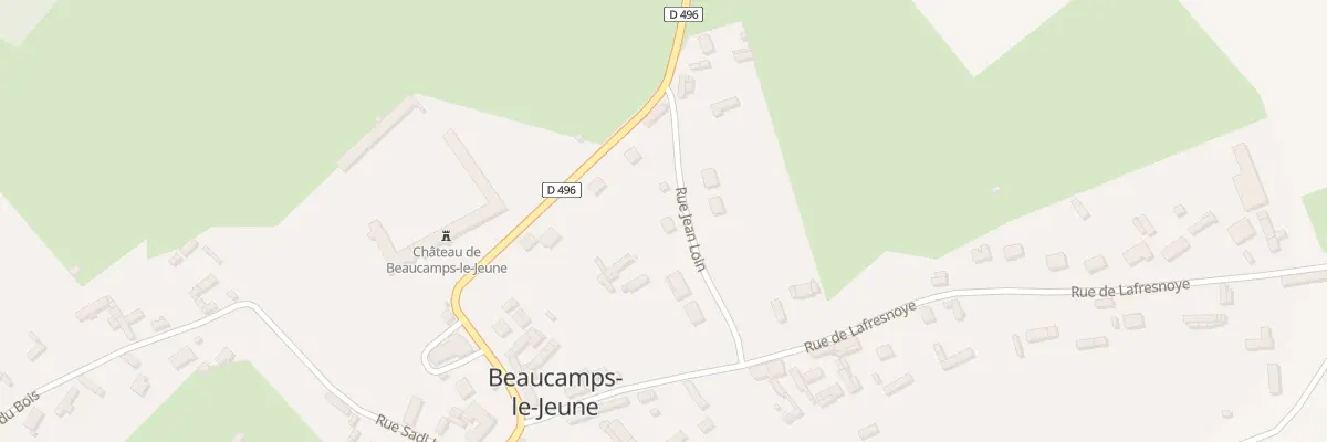 Plan du 6146F Rue Jean Loin à Beaucamps-le-Jeune