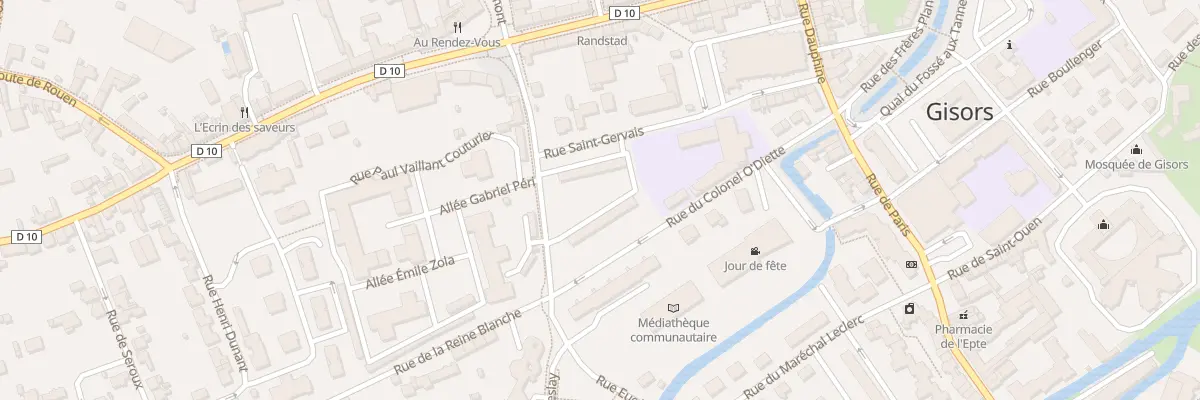 Plan du 4 Rue du Preslay à Gisors