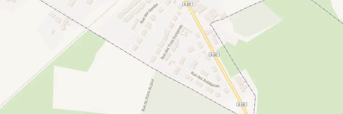 Plan du 7 Rue des Trois Fontaines à Landrethun-le-Nord