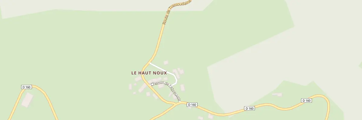 Plan du 2 Rte de Trassoudaine à Saint-Hilaire-les-Courbes