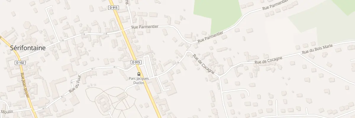 Plan du 9 Rue de Cocagne à Sérifontaine