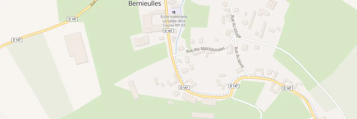 Plan du 12 Rue des Malchausses à Bernieulles
