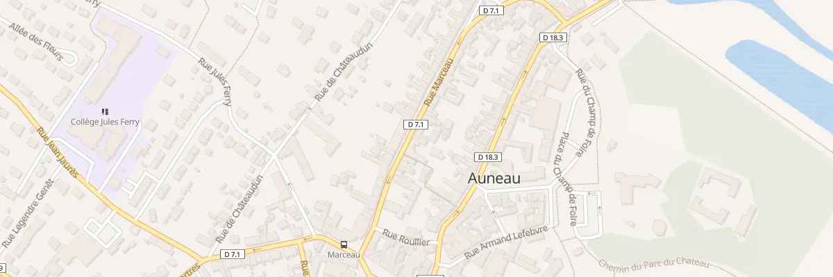 Plan du 20 Rue Marceau à Auneau-Bleury-Saint-Symphorien