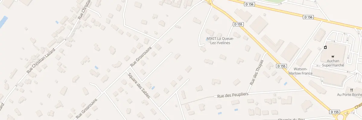 Plan du 13 Rue de Grosrouvre à La Queue-les-Yvelines