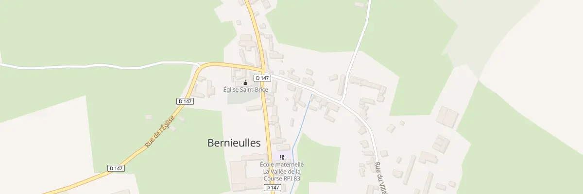 Plan du 54 Rue du Village à Bernieulles
